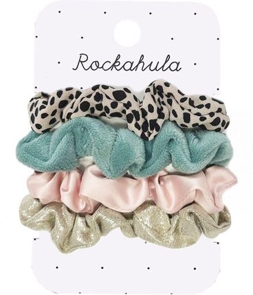 Rockahula Kids 4 Gumki Do Włosów Leopard Love Scrunchie
