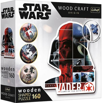 Trefl Puzzle drewniane 160el. Star Wars Darth Vader 20190