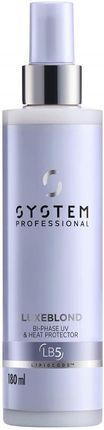 System Professional Luxe Blond Bi-Phase Uv & Heat Protector Dwufazowa Neutralizująca Odżywka Do Włosów Blond 180Ml