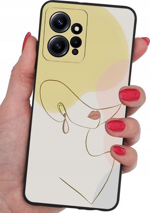Krainagsm Etui Do Xiaomi Redmi Note 12 4G Case Szkło