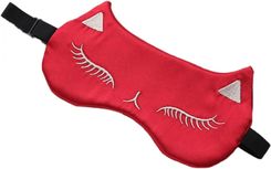 Zdjęcie Maska Do Spania Kot Czerwień Satynowa Ozdobna Opk01Cze - Bydgoszcz