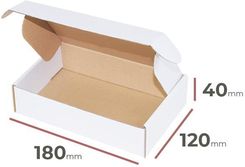 Zdjęcie Merkury Market Karton Fasonowy Biały 180Mm X 120Mm X 40Mm Inpost A - Kargowa