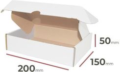Zdjęcie Merkury Market Karton Fasonowy Biały 200Mm X 150Mm X 50Mm - Karlino