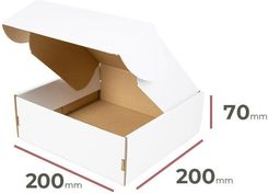 Zdjęcie Merkury Market Karton Fasonowy Biały 200Mm X 200Mm X 70Mm Inpost A - Karlino