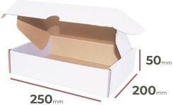 Zdjęcie Merkury Market Karton Fasonowy Biały 250Mm X 200Mm X 50Mm - Karlino