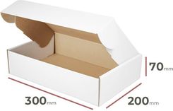 Zdjęcie Merkury Market Karton Fasonowy Biały 300Mm X 200Mm X 70Mm Inpost A - Karlino