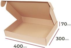 Zdjęcie Merkury Market Karton Fasonowy Biały 400Mm X 300Mm X 70Mm - Karlino