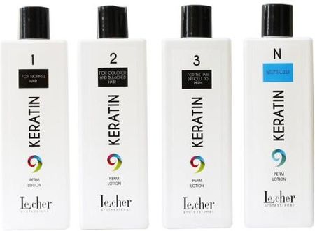 Lecher Keratin Perm Płyn Do Trwałej Ondulacji 1 Włosy Normalne 500Ml
