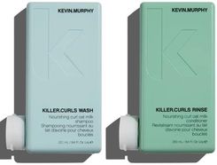 Kevin Murphy Killer.Curls Zestaw Do Włosów Kręconych: Killer.Curls.Wash Szampon 250Ml + Killer.Curls.Rinse Odżywka 250Ml
