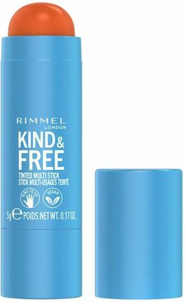 Rimmel Kind & Free Wielofunkcyjny Kosmetyk Do Makijażu Oczu Ust I Twarzy Odcień 004 Tangerine Dream 5g