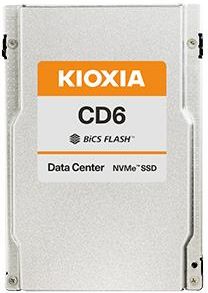 Kioxia CD6-R 7.68TB 2.5" U.3 NVMe G4 1DWPD 15mm SIE (KCD6XLUL7T68)