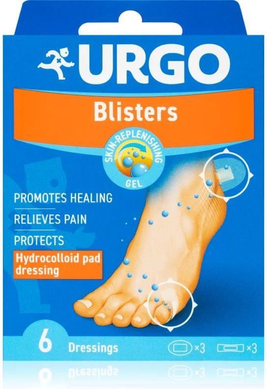 Zdjęcie Urgo Patch For Blisters Hydrocolloid 6 szt. Plaster Na Pęcherze - Gdańsk