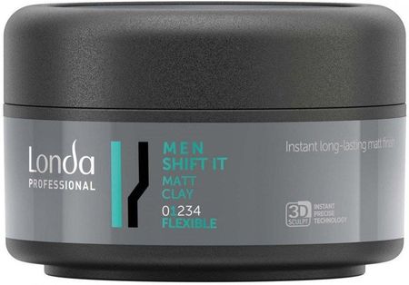 Londa Professional Men Shift It Matt Clay Glinka Do Układania Włosów Dla Mężczyzn 75 Ml