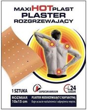 Zdjęcie MaxiPlast plaster intensywnie rozgrzewający z kapsaicyną 10 cm x 15 cm 1szt - Wołów