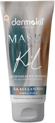 Dermokil Natural Skin Oil Balancing Cleanser Clay Mask Maseczka Z Glinką 75 ml