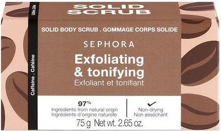 Sephora Collection Solid Body Scrub Oczyszczający I Złuszczający Peeling W Kostce 75 g