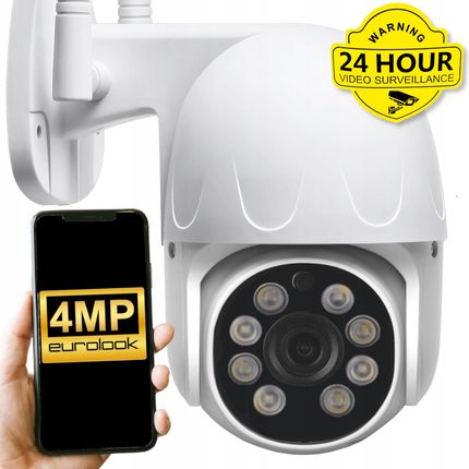 Eurolook Kamera Ip Wifi Zewnętrzna Obrotowa 4Mpx 4X Zoom (4Mp2800)