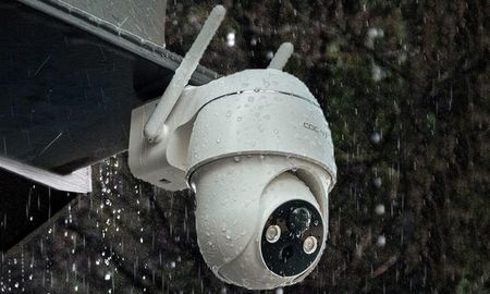 Cooau Kamera Zewnętrzna Obrotowa Ip Wifi 2K 3Mpx 4X Zoom - zdjęcie 4