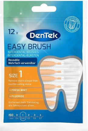 Dentek Easy Brush ISO 1 szczoteczki interdertalne 12 szt.