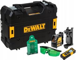 Zdjęcie Dewalt Laser Krzyżowy Dw0887100-1 Z Wiązką Zieloną Dw088Cg + Dalmierz Dw099E 30M Dw08871001 - Strzegom