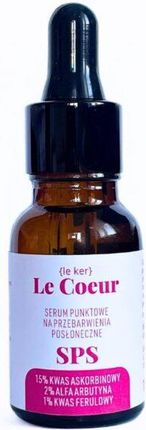 Le Coeur Sps Serum Punktowe Na Przebarwienia Posłoneczne 15% Wit. C 2% Alfa Arbutyny 15Ml