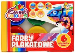 Zdjęcie Sweet Colours Farby Plakatowe 6 Kolorów 20Ml - Alwernia