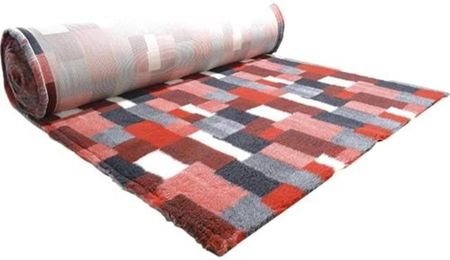 Companion Profleece Patchwork Red/White/Grey Roll Approx 1.5M