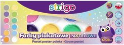 Zdjęcie Strigo Farby Plakatowe Pastelowe 20Ml 8 Kolorów - Radziejów