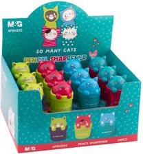 M&G Temperówka Pojedyncza Z Pojemnikiem So Many Cats