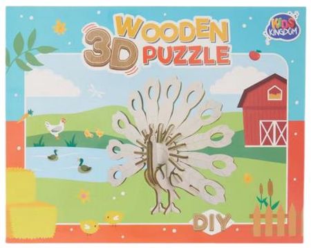 Auster Beheer B.V. Puzzle Drewniane 3D Paw Kids Kingdom