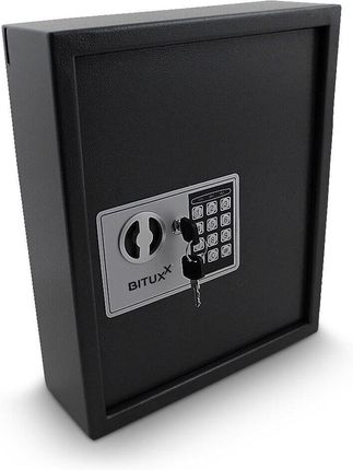Bituxx® Bituxx Emaga Sejf Na Klucze 48 Haczyków Elektroniczny Szafka Czarna Na Szyfr Bituxx