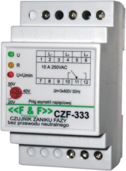 F&F Pabianice Przekaźnik Zaniku Fazy ( CZF-333 )