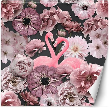 Feeby Różowe Flamingi Różowe Kwiaty Andrea Haase 100x100