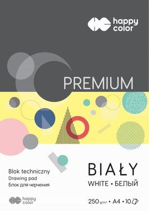 Gdd Blok Techniczny Biały A4 10K Premium Happy Color