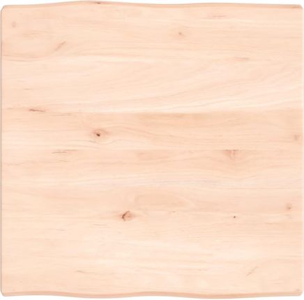 vidaXL Blat Biurka 60X60X4 Cm Surowe Lite Drewno Dębowe 103386