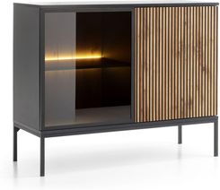 Zdjęcie Piaski Komoda Sento K104 Led Czarny Dąb Wotan Lamela 100413991 - Złotów