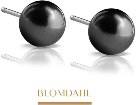Blomdahl Kolczyki Ball 4 Mm Sfj Czarny Tytan Medyczny