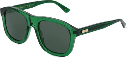 GUCCI GG1316S Mężczyźni-Okulary słoneczne Pełna obręcz Pilot Recyklingowany-ramka, zielony