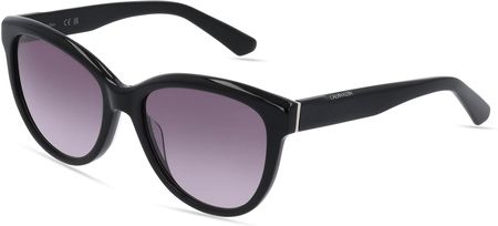 Calvin Klein CK21709S Panie-Okulary słoneczne Pełna obręcz Motyl Tworzywo sztuczne-ramka, czarny