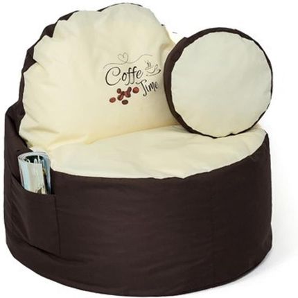 Go Gift Pufa Worek Sako Coffee Brązowy Beżowy Xxl 120X80 348065