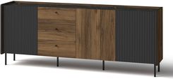 Zdjęcie Dolmar Komoda Prestigo 3D3S P6 Orzech Warmia San Sebastian Czarny Mat 100414702 - Świnoujście