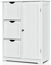 Costway Komoda Z 3 Szufladami I Pk Biaa 86571960