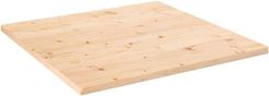 vidaXL Blat Stołu 80X80X2,5 Cm Lite Drewno Sosnowe Kwadratowy 170999