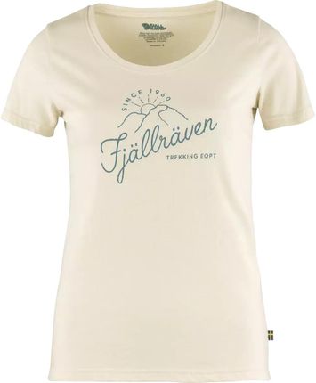 Koszulka Damska Fjallraven Sunrise T-shirt W - Chalk White
