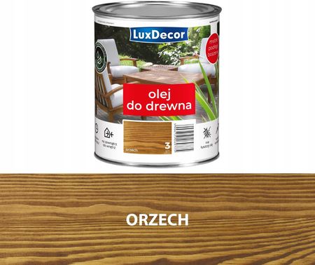 Luxdecor Olej Wodny Do Drewna Orzech 0,7L