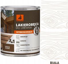 Zdjęcie Dragon Lakierobejca Do Drewna Biała 0.7L - Nowy Wiśnicz
