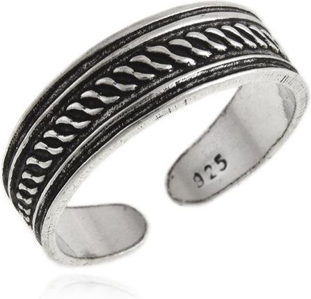 Falana Pierścionek srebrny na palec u stopy ps069 - 1,6 g.