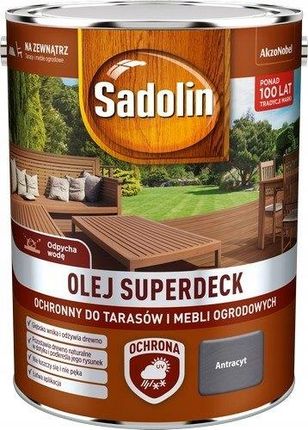 Sadolin Superdeck Olej 10L Antracyt-Owy Tarasów