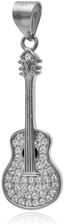 Falana Wisiorek Srebrny Gitara Z Cyrkoniami W0542 - 2,1G.