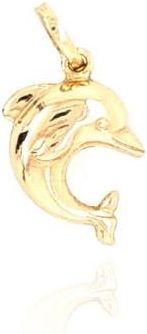 Goldengun Zawieszka złota - delfin 585